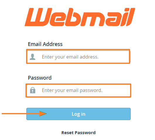 ورود به وب میل در cpanel از طریق مرورگر